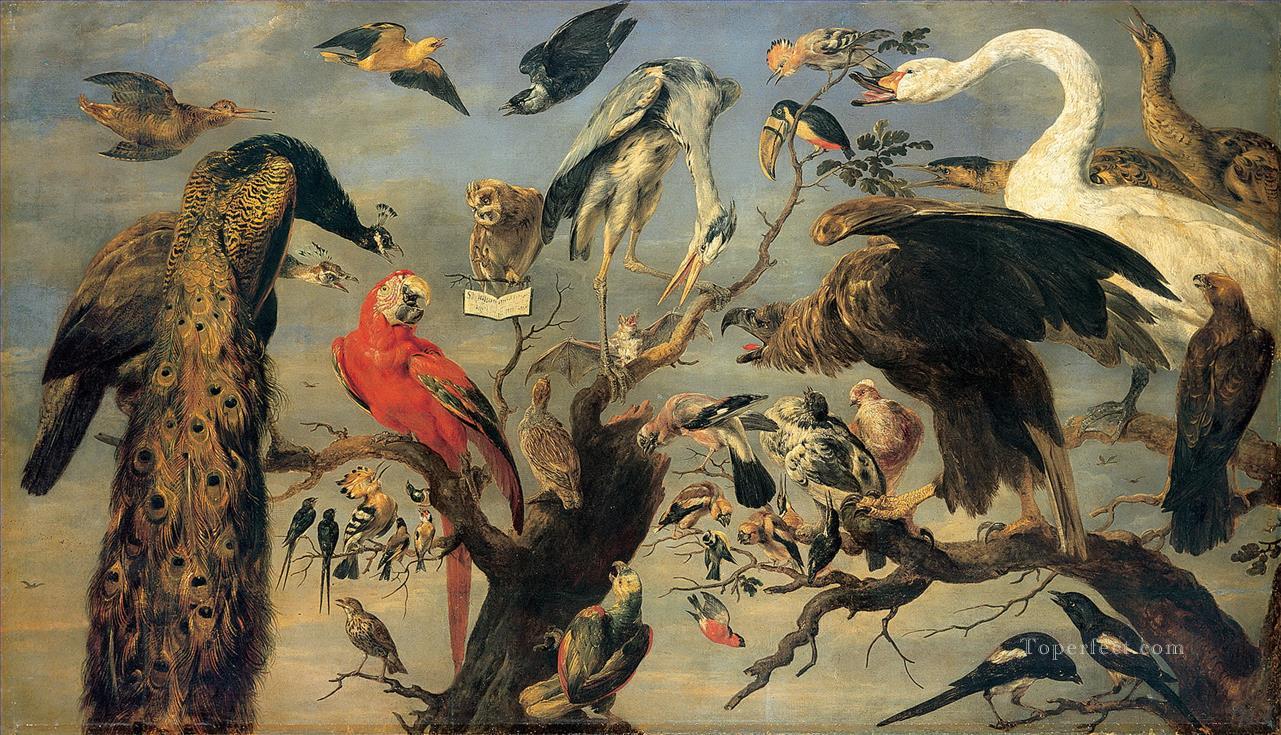 Frans Snyders Concierto de pájaros Pintura al óleo